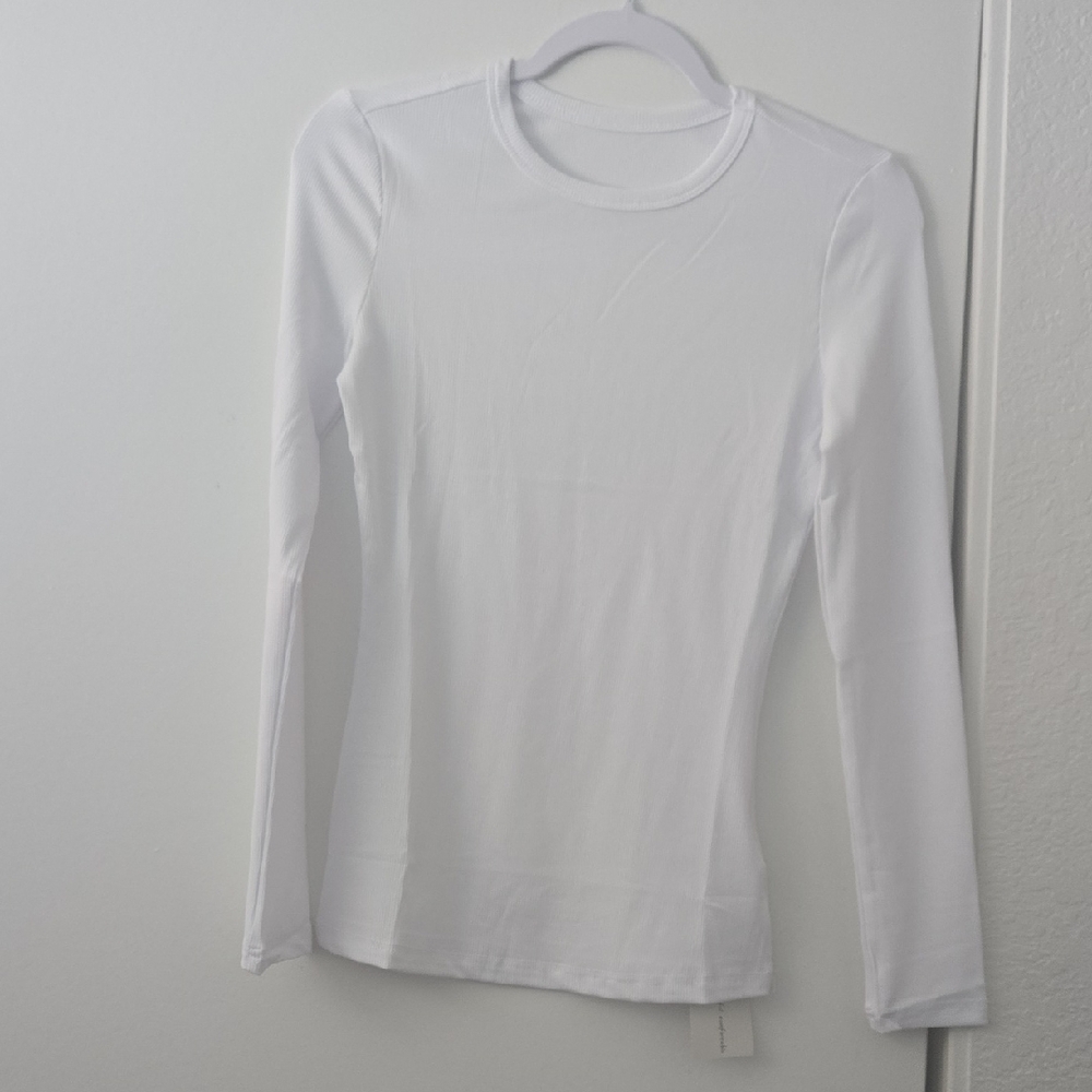 Classic White Long Sleeve Top